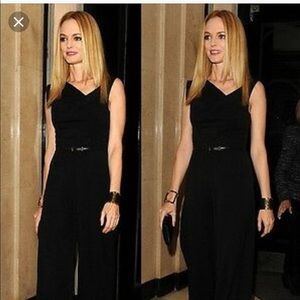 Black Halo Jackie O Jumpsuit. Black size 2